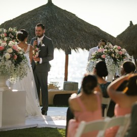 Destination weddings | sunset Beach wedding