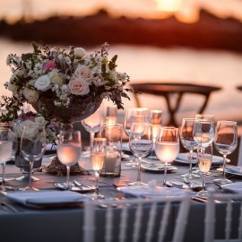Destination weddings | sunset Beach wedding