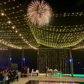 Firework at Puerto Vallarta Wedding
